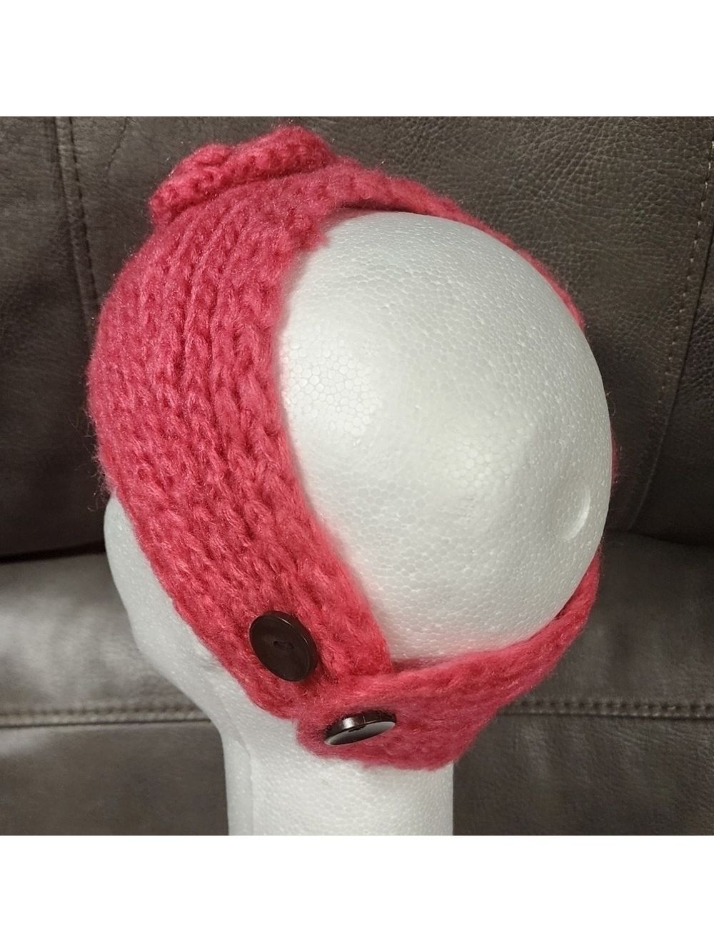 💥4 For $20💥Pink Ear Warmer Headband Women's - Picture 3 of 3